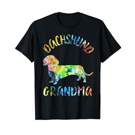 Dachshund Grandma Wiener Grandma Funny Dachshund Owner T-Shirt