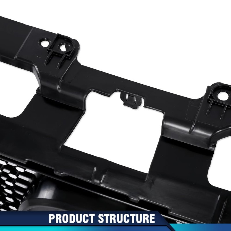 PIT66 Front Bumper Upper Mesh Hood Grille Grill Compatible with