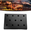 Smoker Box Black V Shape Stainless Steel Anti Stick Large