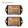 Jayron Digital Maintenance Reminder Tachometer Hour Meter Resettable Partial Timer