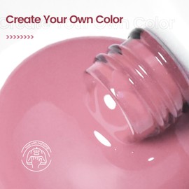 JODSONE 10ML Gel Nail Polish Nude Pink Gel Polish Manicure Pink Nail Gel Polish LED UV Gel Soak Off Curing for Home Salon Nail Art DIY