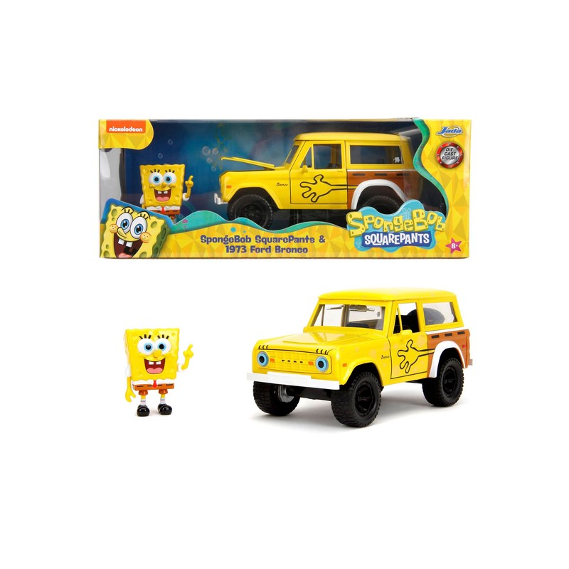 Jada Toys Sponge Bob 1973 Ford Bronco 1:24