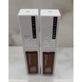 Maybelline New York Lot Of 2 Maybelline Super Stay Active Wear Concealer up to 30H Wear #57.