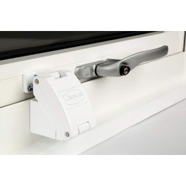 JACKLOC Robust Folding Window Restrictor - White