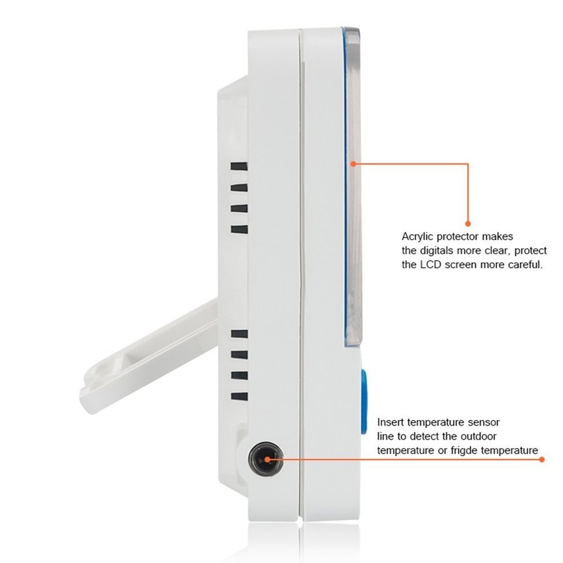 Fridge Freezer Thermometer Max/Min Memory LXSZRPH High & Low Temperature