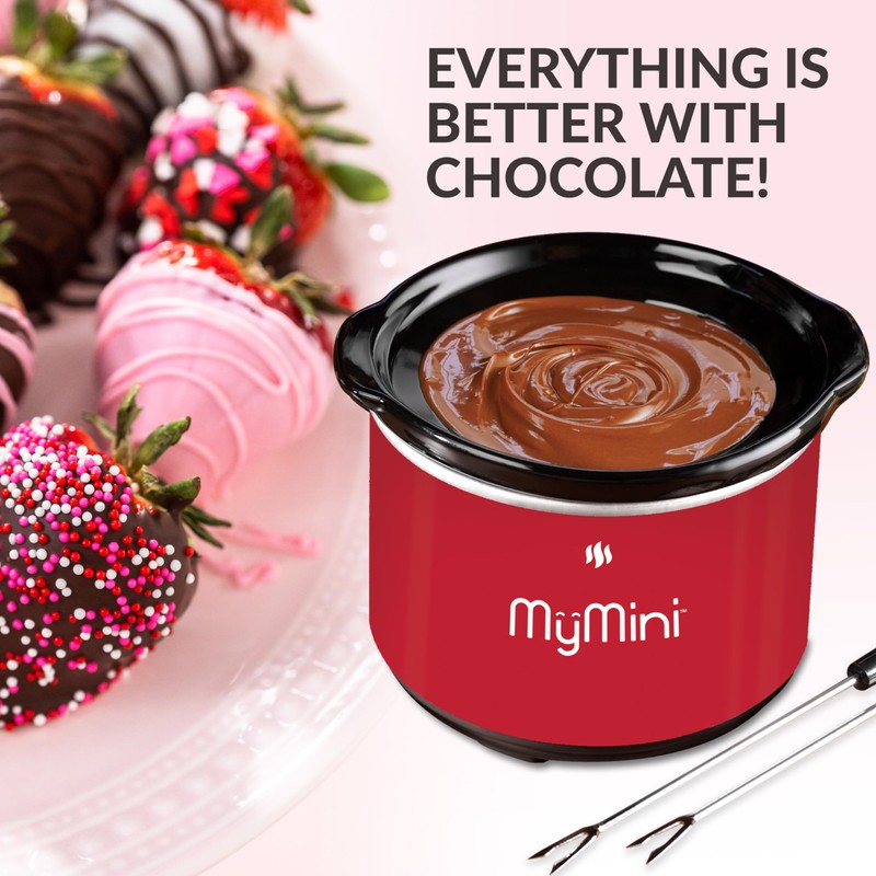 MyMini Red Chocolate Dipping Pot, Personal