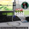 Soseelnee USB Clock Fan with Real Time Display, Mini Portable