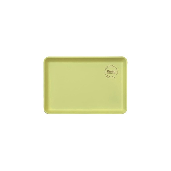 Tradition Acoustic PLATRAY Non-Slip Tray 9.4 inches (24 cm), Yellow, Made in Japan