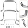 Kichvoe 1 Set Stainless Steel Pot Handles Replacement Metal Pot