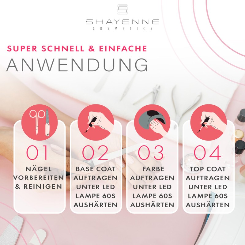 1 Angel White Weiß Weiss - Shayenne UV Gel Nagellack