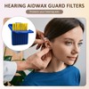 GMHLLES 24 Plastic Hearing Aid Wax Guards Filters Hearing, Hearing