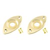 Guitar Jack Plate Output Jack Plate Curved Oval Jack Plate