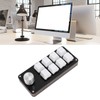Mini 8 Key Keypad with Knob Hot Swappable Blue Switch