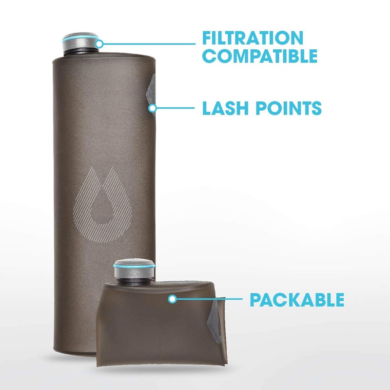 HydraPak Seeker - Collapsible Water Storage (2L/66oz) - BPA &