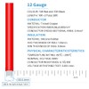 BNTECHGO 12 Gauge Silicone Wire 10 ft red and 10