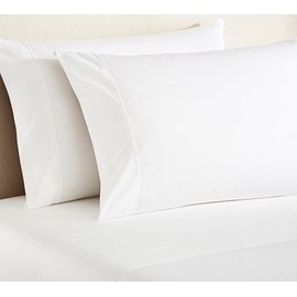 WINLIFE Queen Pillowcases Set of 2 100% Egyptian Cotton Queen Pillow Cases 2, 20×30 inches, Soft and Breathable Pillow Cover, White