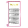 Ready-To-Use Fan Eyelash Extensions, Short Stem Volume Eyelashes, 0.10 C