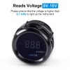 WATERWICH DC12V Voltmeter Blue Digital LED Volt Gauge Voltage Meter
