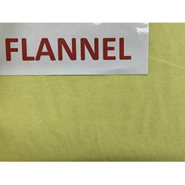 45” Wide 100% Cotton Festive Flannel Yellow