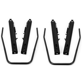 Kojem Universal Seat Sliders Dual Locking Seat Rails Brackets Kit Compatible with Most Aftermarket Seats- 2 x Set of Sliders