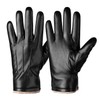 Alepo Winter PU Leather Gloves For Men, Warm Thermal Touchscreen