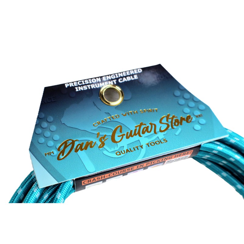 Dan's Guitar Store 20ft Inline / Right Angle Instrument Cable