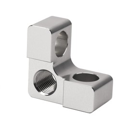 Camotokiit Joystick Lever Axis Repair Connector Replacement 7075 Aluminum for Mahindra Tractor KMW Loader 6065 6075 8100 1635 5145 5155 Silver