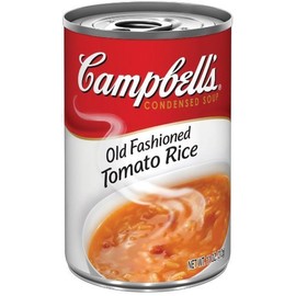 Campbell's, Condensed Old Fashioned Tomato Rice Soup, 11oz Can (Pack of 6)