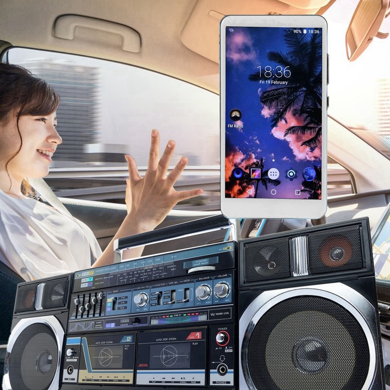 MP4 Player with Bluetooth and WiFi HiFi Sound 5.0inch Full