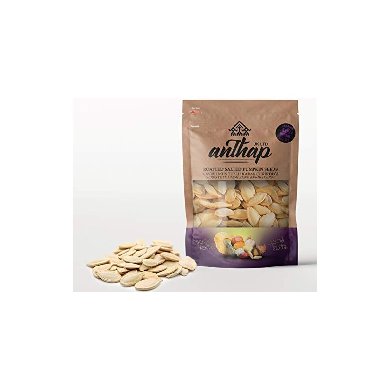 Anthap - Roasted Lightly Salted White Pumpkin Seeds Non GMO