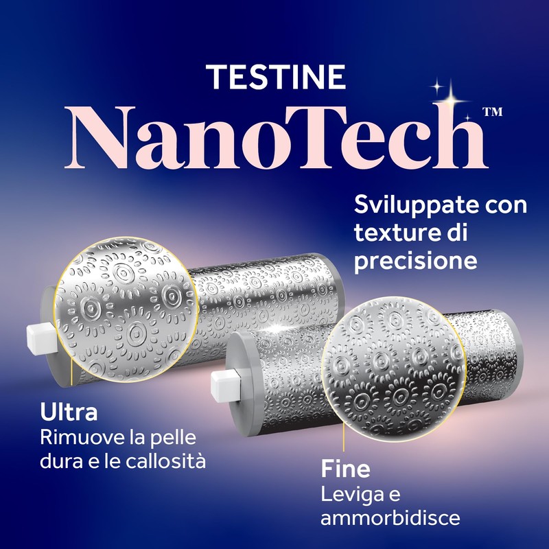 Dr. Scholl's Pedi Perfect Luxe - Kit Pedicure Elettrico Ricaricabile,