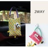 Clapoyis Hanging Tissue Case, Adorable Car Tissue Cover, Fabric (Yellow)