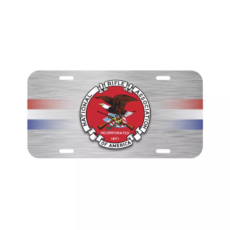 Amel NRA 2nd Second Amendment Rifle Gun USA Vehicle License