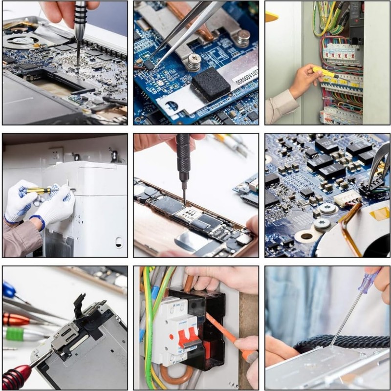 Jindizi 240pcs 12 Kinds M2 M2.5 M3 Laptop Screws Replacement