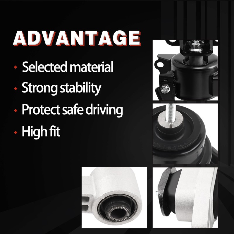 QRYIPPDM Engine Motor & Transmission Mount Compatible with 2010 2011