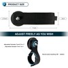 Zihvfzu 2 Pack Magnetic Hook Straps, 2.59" Cable Management Wrap,
