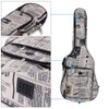 600D Water-resistant Oxford Cloth Newspaper Style Double Stitched Padded Straps