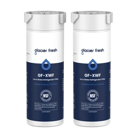 GLACIER FRESH XWF Replacement For GE XWF Refrigerator Water Filter Pack of 1 (Not for XWFE)