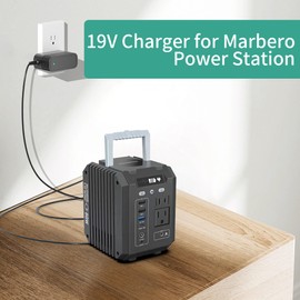 19V Solar Power Supply Adapter for Marbero M82 M82MAX M822 M822MAX M87 M88 M168 Portable Power Station Solar Generator Battery