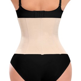 Werkiss Women's Shapewear Corset Tummy Control Body Shaper Waist Trainer Corset Shapewear Shaping Strong Waist Shaper Corset, #1 Beige-Height 24.5 cm