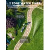 Water Timer for Garden Hose - 2 Zone Sprinkler Timer