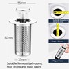 Waabose 2 Pieces Sink Plug with Hair Strainer, 2024 Drain