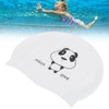 2Pcs Silicone Swimming Cap Hat Cartoon Cute Universal Type for
