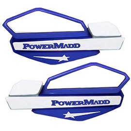 PowerMadd 34221 Star Series Handguard - Blue/White