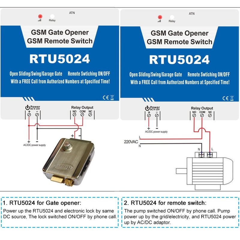 GSM Smart Switch Module Access Control SMS Call Remote Control