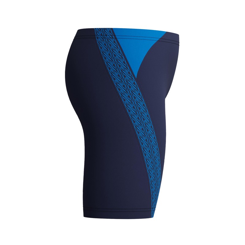 Speedo Boys HyperBoom Splice Jammer Swim Trunks Swimmers Blue Size