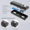WOBANE Dual Motion Activated LED Strip Light,Rechargeable 16.4ft Light Strip,Battery