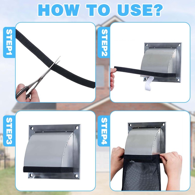 Tumble Dryer Lint Catcher - Pack of 2 - Black