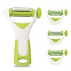 MantraRaj 3 in 1 Multi-Functional Peeler Multi Vegetable Straight Serrated