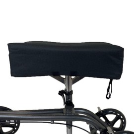 AllCure Knee Walker Memory Foam Pad Seat Cover, Black